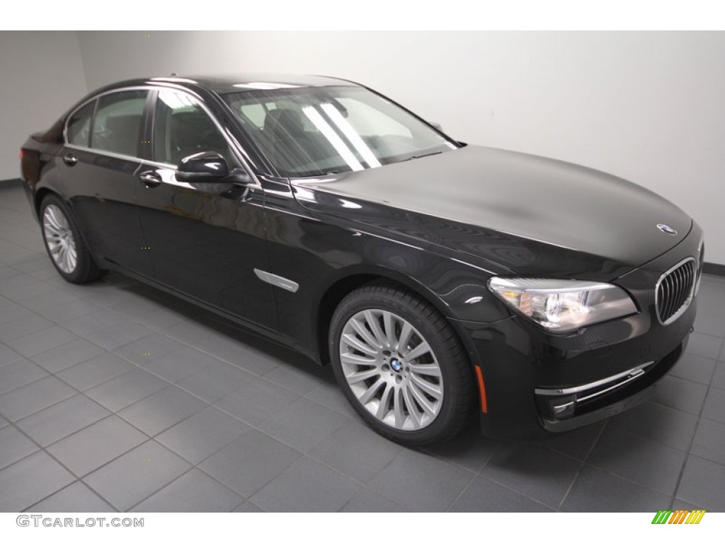 Black Sapphire Metallic 2013 BMW 7 Series 740i Sedan Exterior Photo #71553602