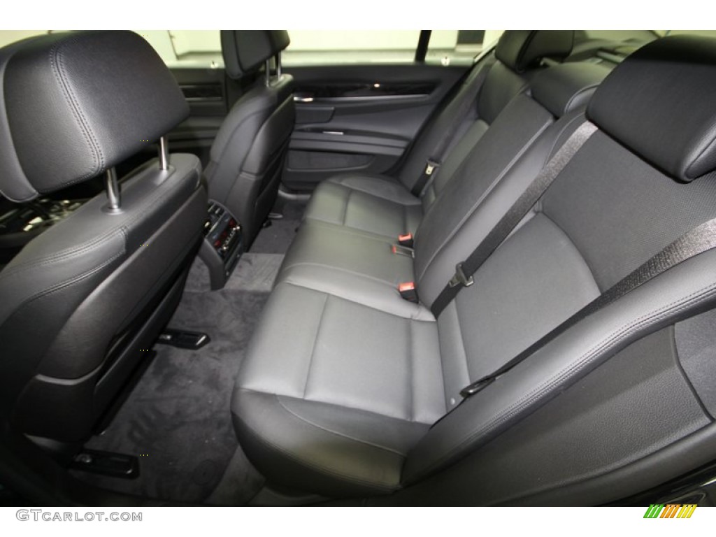 2013 BMW 7 Series 740i Sedan Rear Seat Photo #71553649