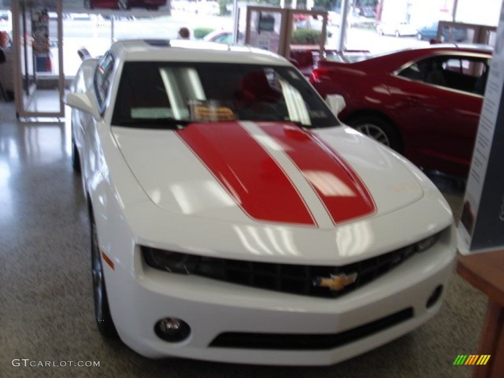 2013 Camaro LT/RS Coupe - Summit White / Inferno Orange photo #3