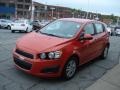 2012 Inferno Orange Metallic Chevrolet Sonic LS Hatch  photo #4