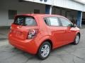 2012 Inferno Orange Metallic Chevrolet Sonic LS Hatch  photo #8