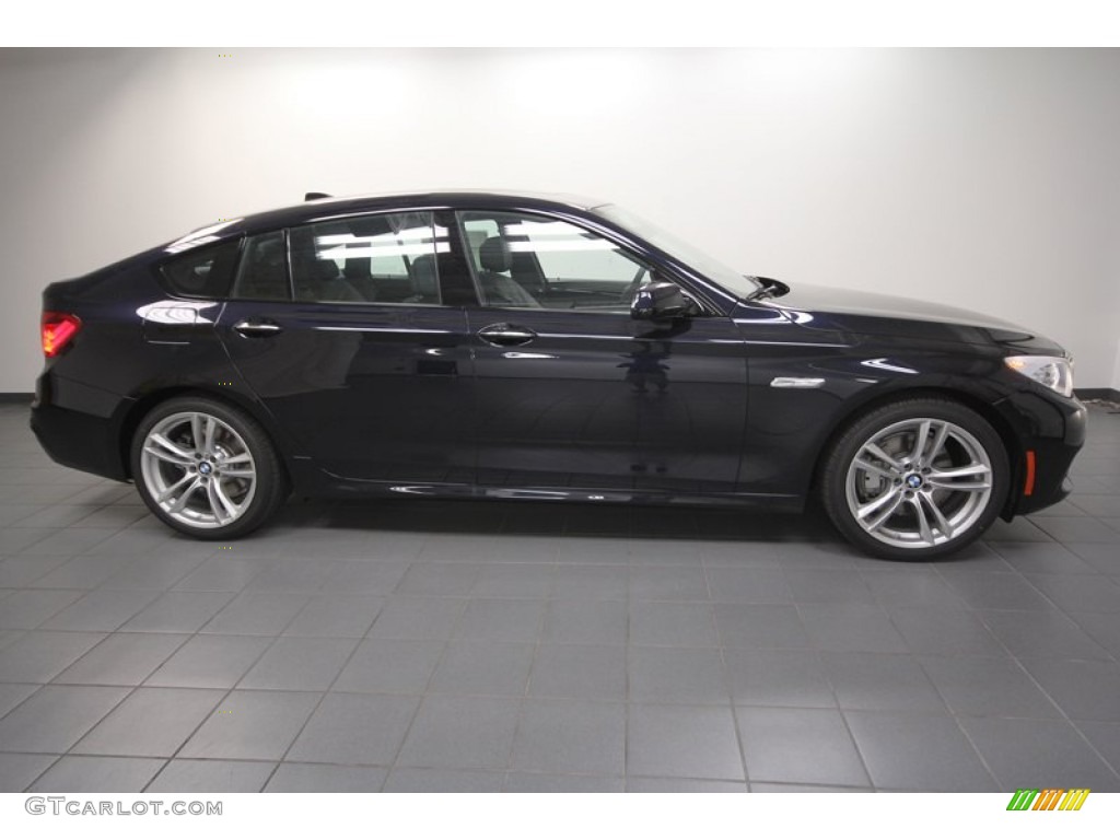 2013 5 Series 535i Gran Turismo - Carbon Black Metallic / Black photo #2