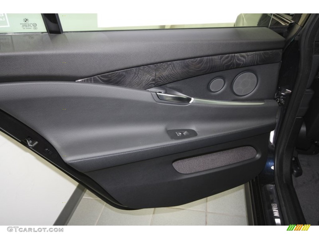 2013 BMW 5 Series 535i Gran Turismo Black Door Panel Photo #71554543