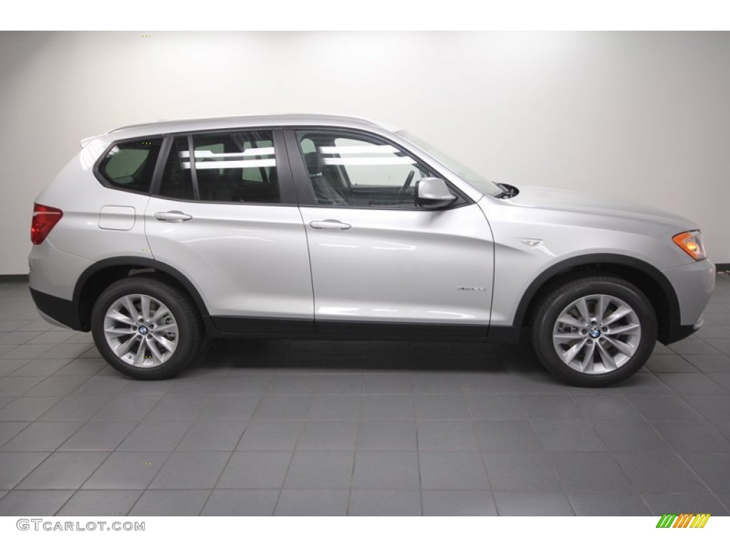 2013 X3 xDrive 28i - Titanium Silver Metallic / Oyster photo #2