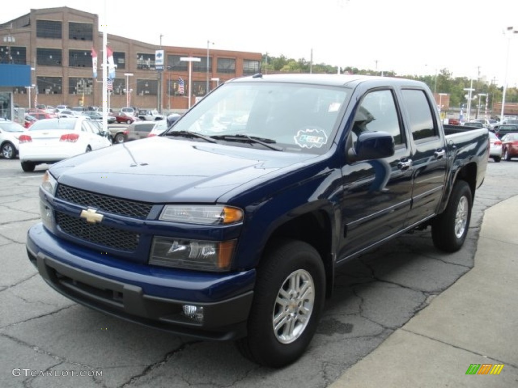 2012 Colorado LT Crew Cab 4x4 - Deep Navy / Ebony photo #4