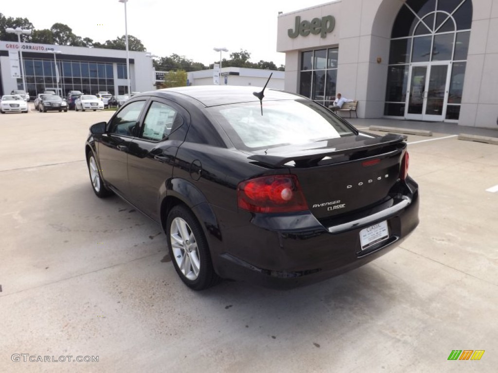 2013 Avenger SXT - Black / Black/Light Frost Beige photo #3