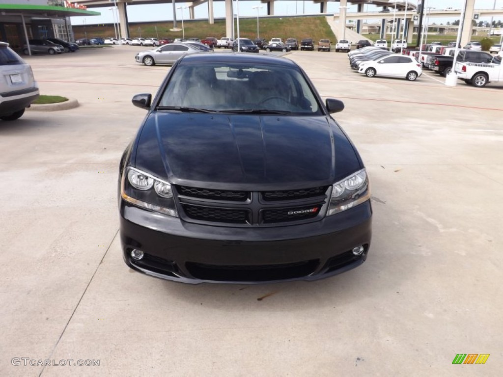 2013 Avenger SXT - Black / Black/Light Frost Beige photo #8