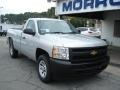 Silver Ice Metallic - Silverado 1500 Work Truck Regular Cab 4x4 Photo No. 2