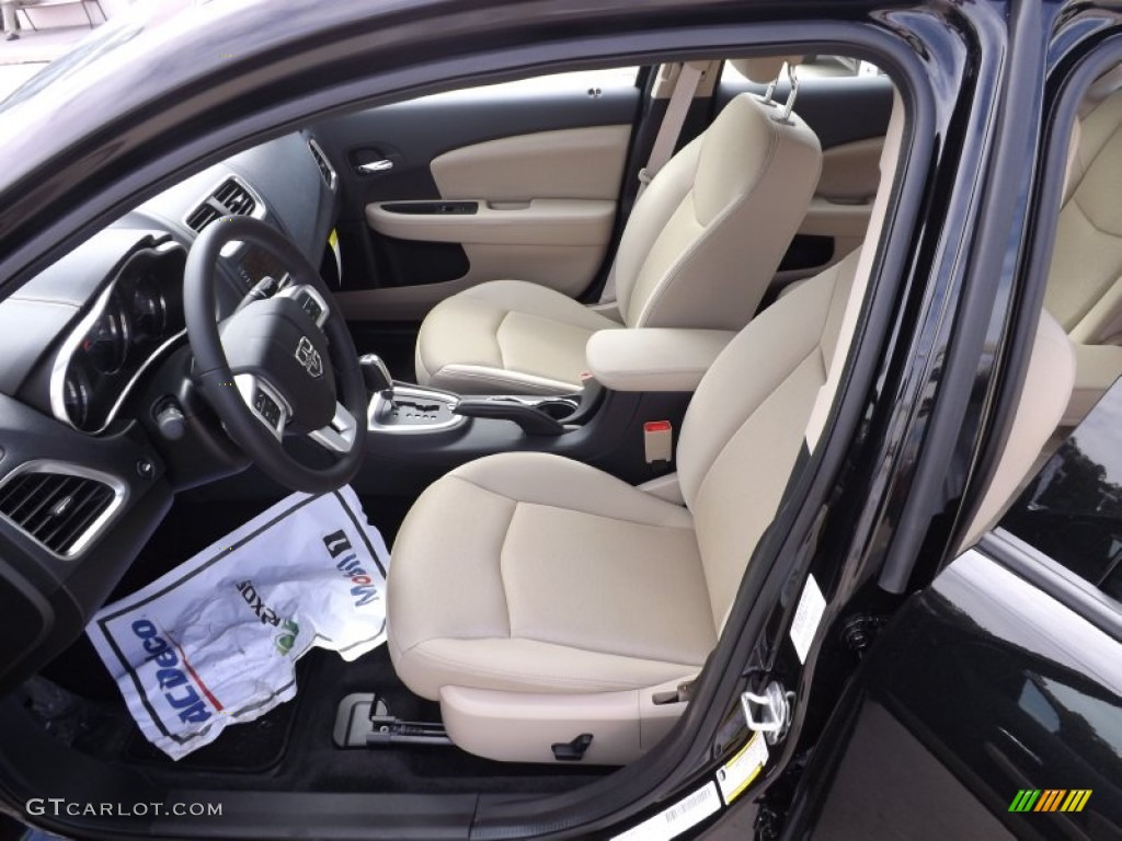 2013 Avenger SXT - Black / Black/Light Frost Beige photo #11