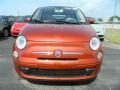 2012 Rame (Copper Orange) Fiat 500 Lounge  photo #2