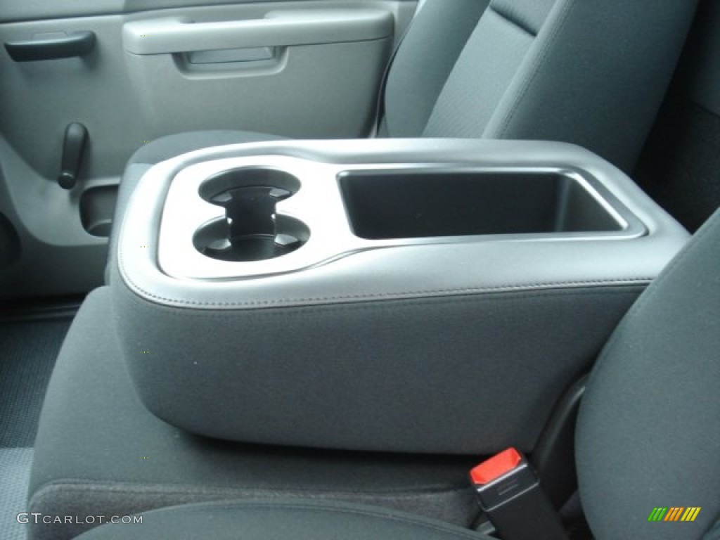 2012 Silverado 1500 Work Truck Regular Cab 4x4 - Silver Ice Metallic / Dark Titanium photo #14