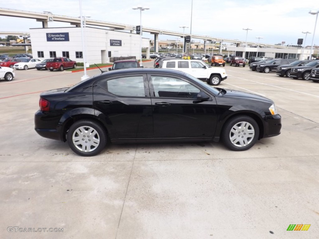 Black 2013 Dodge Avenger SE Exterior Photo #71557383