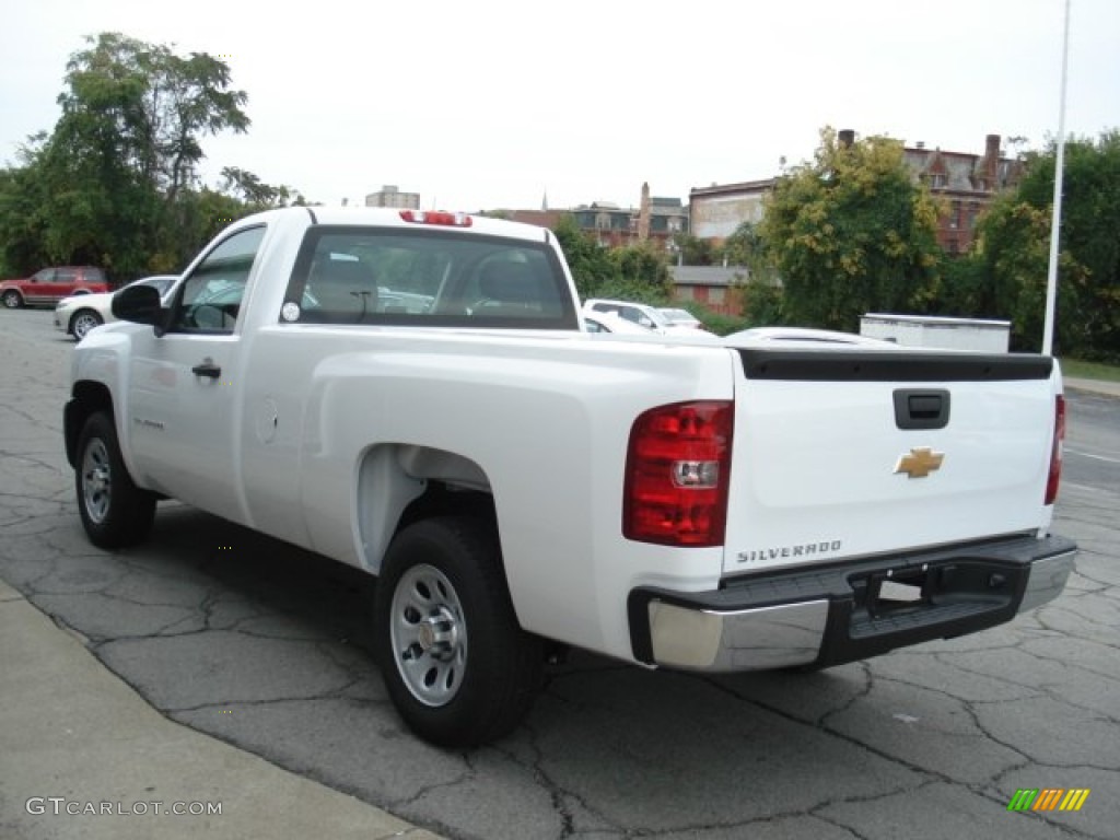 2012 Silverado 1500 Work Truck Regular Cab - Summit White / Dark Titanium photo #6