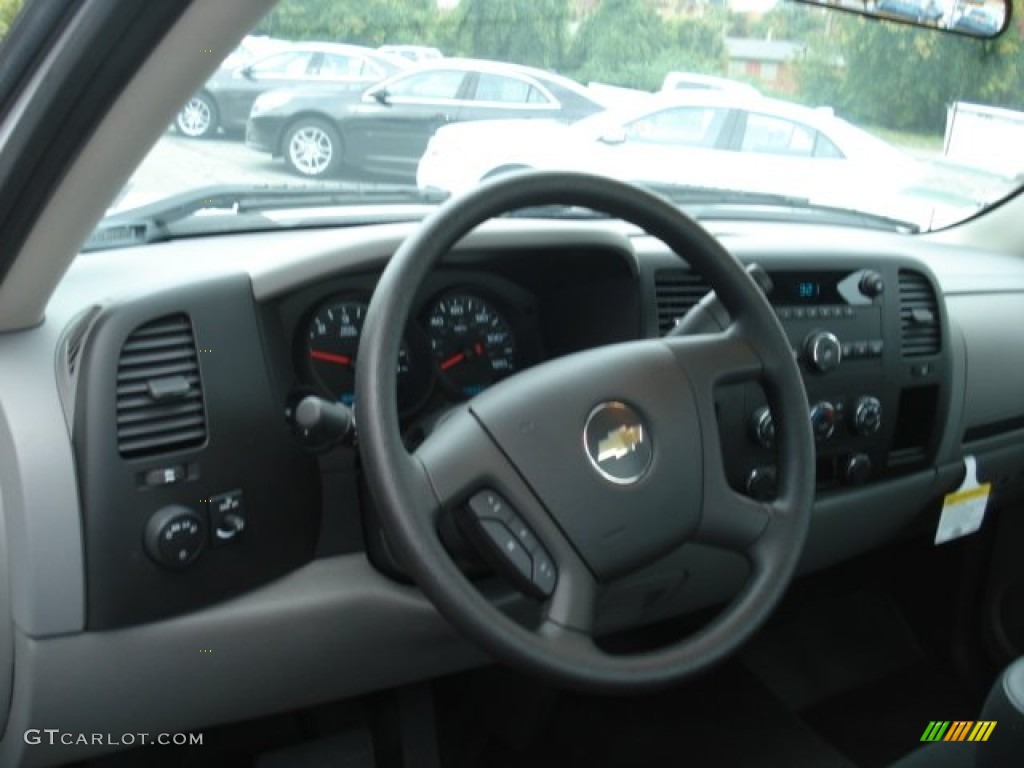 2012 Silverado 1500 Work Truck Regular Cab - Summit White / Dark Titanium photo #10