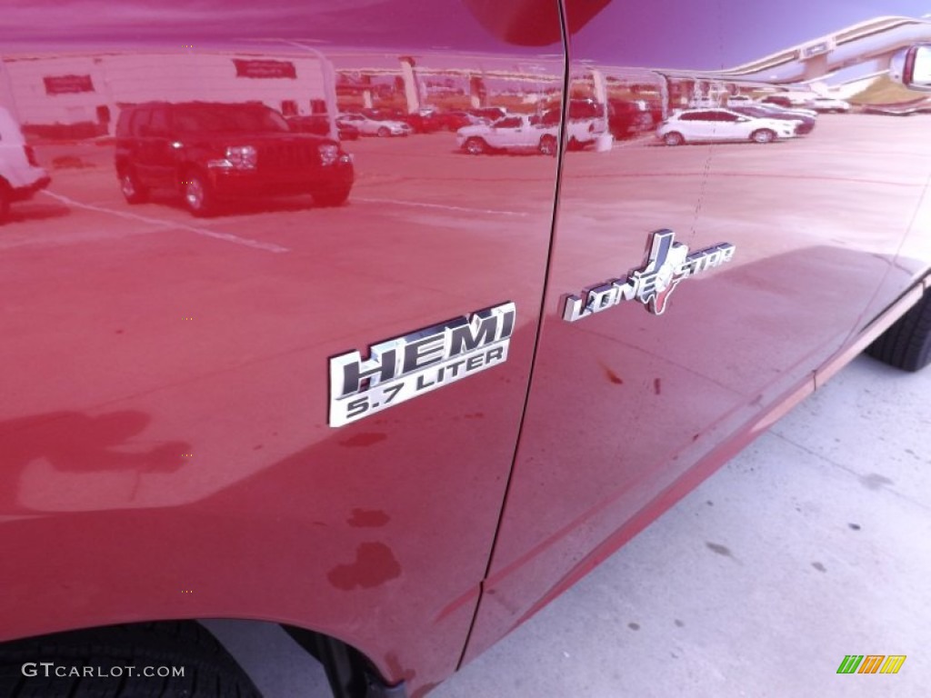 2012 Ram 1500 Lone Star Crew Cab 4x4 - Deep Cherry Red Crystal Pearl / Dark Slate Gray/Medium Graystone photo #23