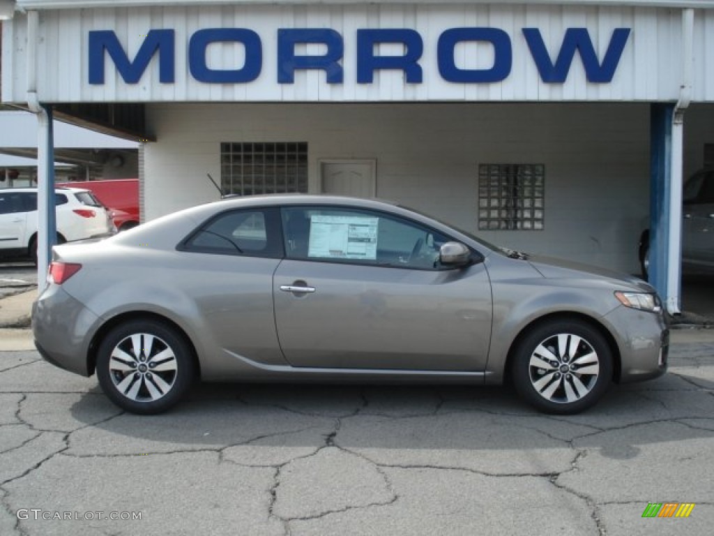 Gunmetal Gray Kia Forte Koup