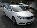 2013 Clear White Kia Forte EX  photo #2