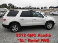 2012 White Diamond Tricoat GMC Acadia SL  photo #1