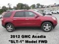 2012 Crystal Red Tintcoat GMC Acadia SLT  photo #1