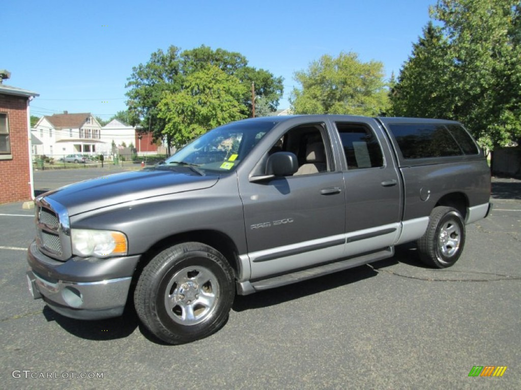 2003 Ram 1500 SLT Quad Cab - Graphite Metallic / Dark Slate Gray photo #3