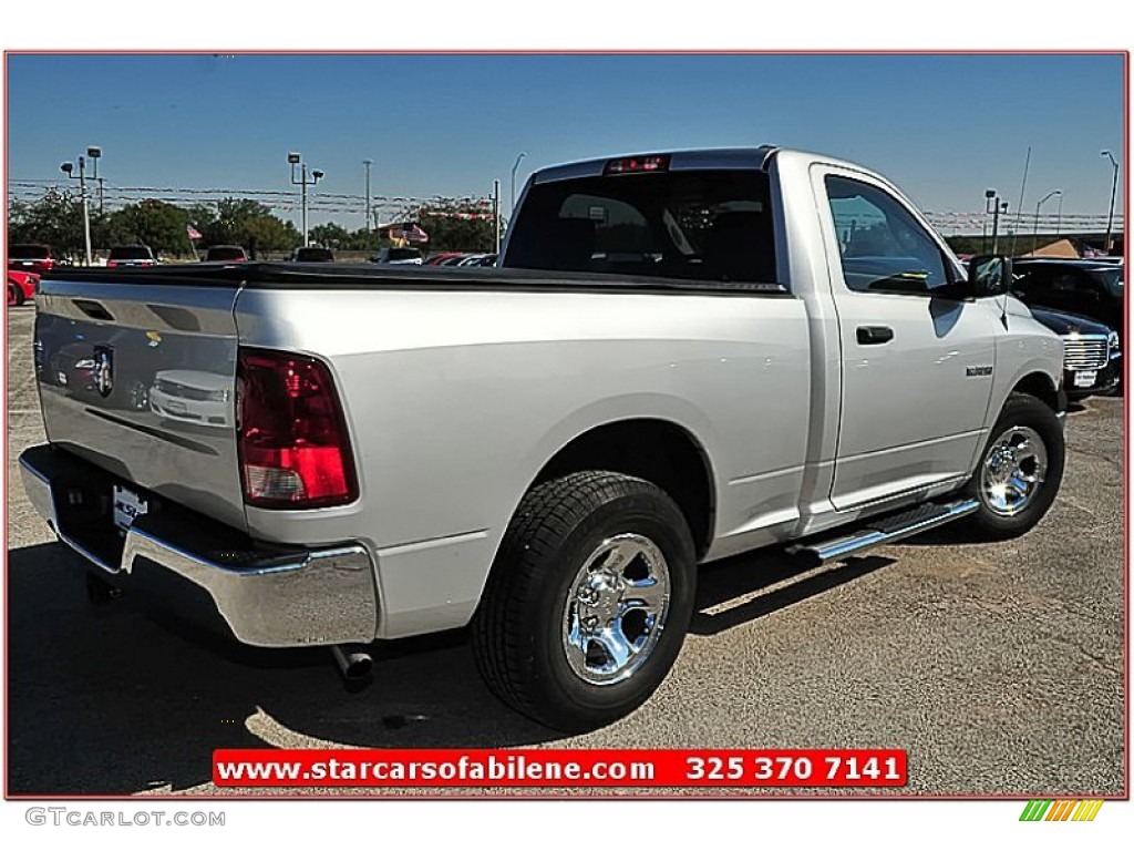 2010 Ram 1500 ST Regular Cab - Bright Silver Metallic / Dark Slate/Medium Graystone photo #5