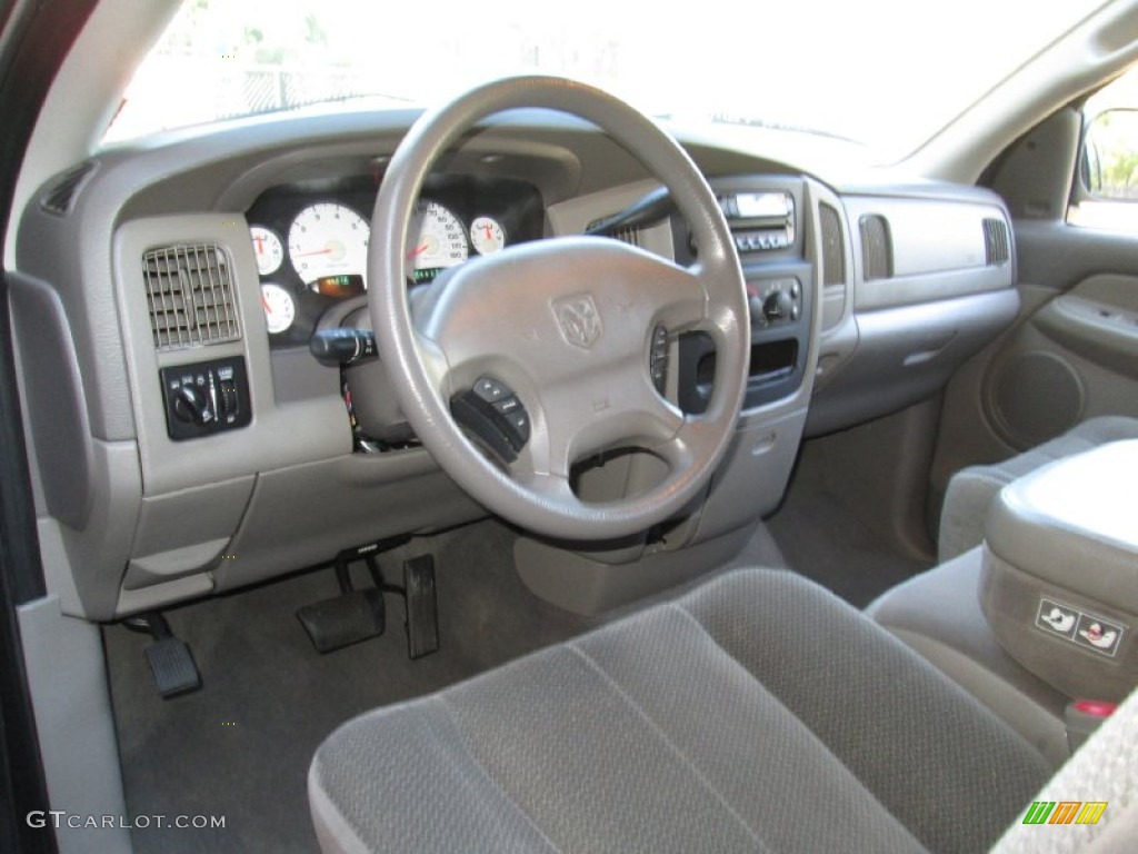 2003 Ram 1500 SLT Quad Cab - Graphite Metallic / Dark Slate Gray photo #15