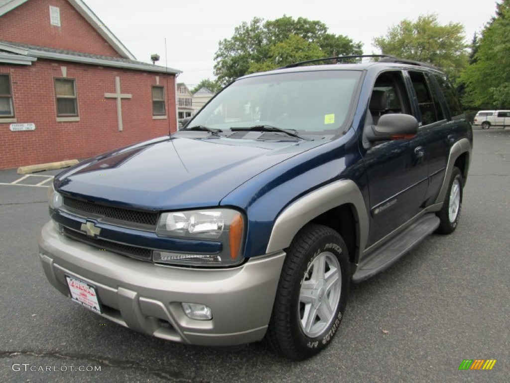 Indigo Blue Metallic 2002 Chevrolet TrailBlazer LTZ 4x4 Exterior Photo #71562982