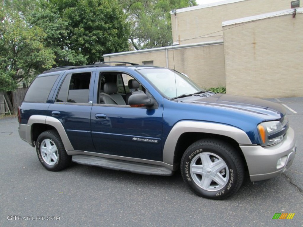 Indigo Blue Metallic 2002 Chevrolet TrailBlazer LTZ 4x4 Exterior Photo #71563057
