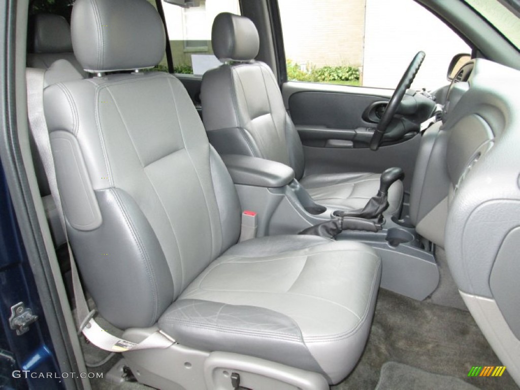 2002 TrailBlazer LTZ 4x4 - Indigo Blue Metallic / Dark Pewter photo #14