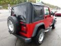 2006 Flame Red Jeep Wrangler Sport 4x4  photo #5