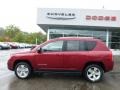 Deep Cherry Red Crystal Pearl 2013 Jeep Compass Sport 4x4 Exterior