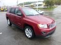 Deep Cherry Red Crystal Pearl 2013 Jeep Compass Sport 4x4 Exterior