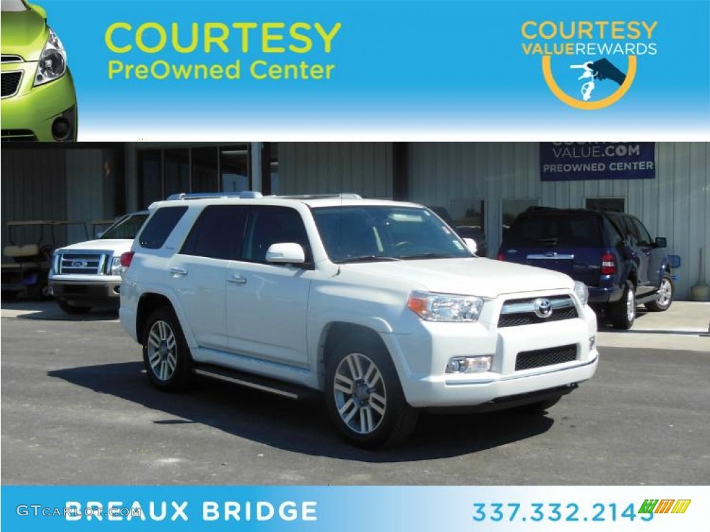 2011 4Runner Limited - Blizzard White Pearl / Black Leather photo #1