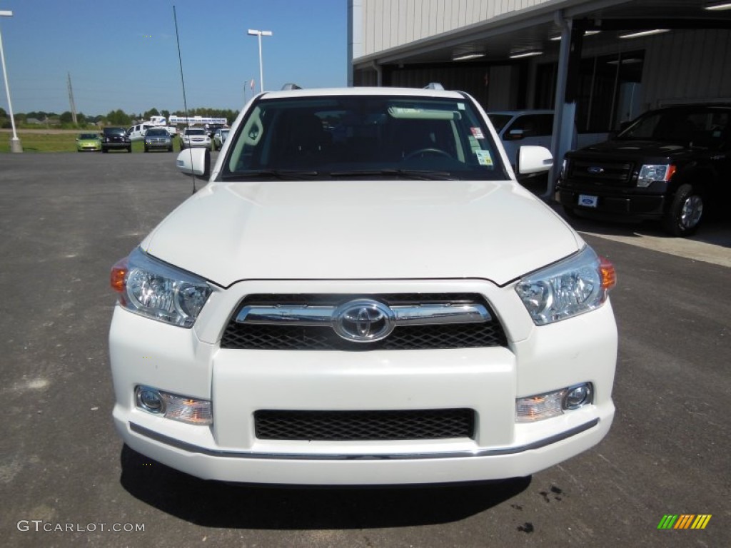 2011 4Runner Limited - Blizzard White Pearl / Black Leather photo #2