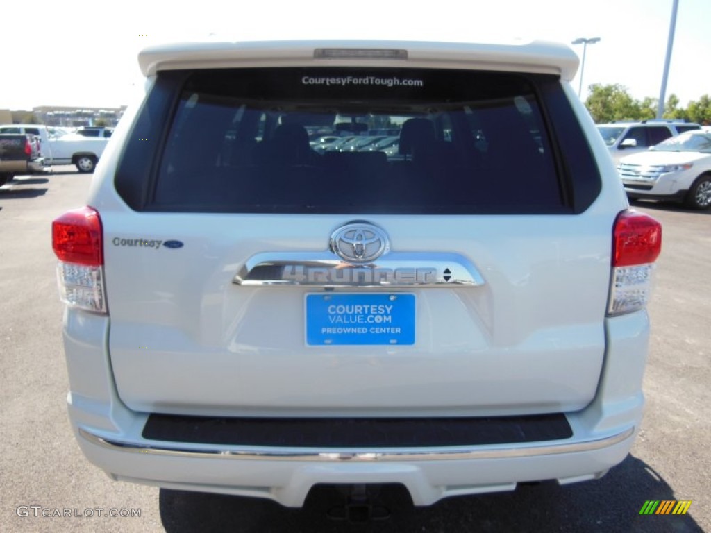 2011 4Runner Limited - Blizzard White Pearl / Black Leather photo #3