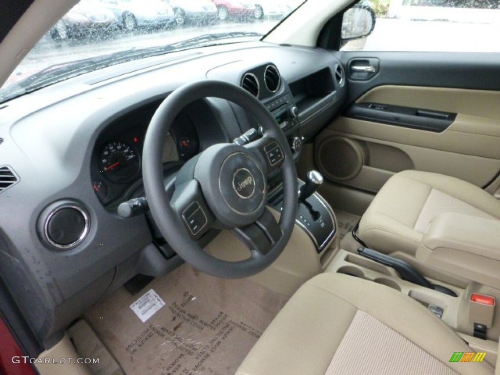 Dark Slate Gray/Light Pebble Interior 2013 Jeep Compass Sport 4x4 Photo #71564503