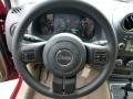 Dark Slate Gray/Light Pebble 2013 Jeep Compass Sport 4x4 Steering Wheel
