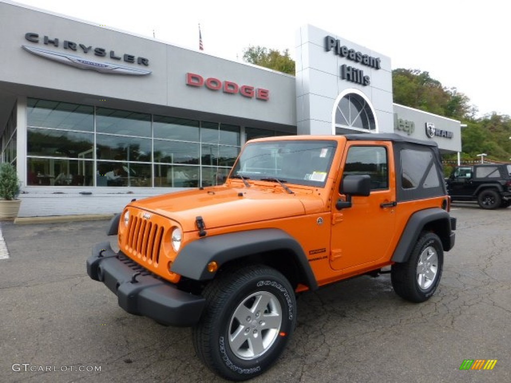 2013 Wrangler Sport S 4x4 - Crush Orange / Black photo #1