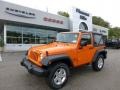 2013 Crush Orange Jeep Wrangler Sport S 4x4  photo #1