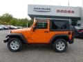 Crush Orange 2013 Jeep Wrangler Sport S 4x4 Exterior