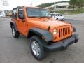 Crush Orange 2013 Jeep Wrangler Sport S 4x4 Exterior