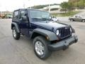 2013 True Blue Pearl Jeep Wrangler Sport S 4x4  photo #7