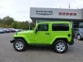 Gecko Green 2013 Jeep Wrangler Sahara 4x4 Exterior