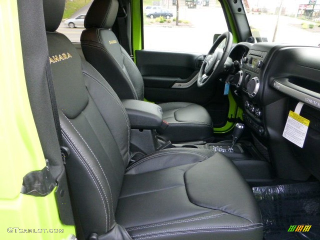 Black Interior 2013 Jeep Wrangler Sahara 4x4 Photo #71565622
