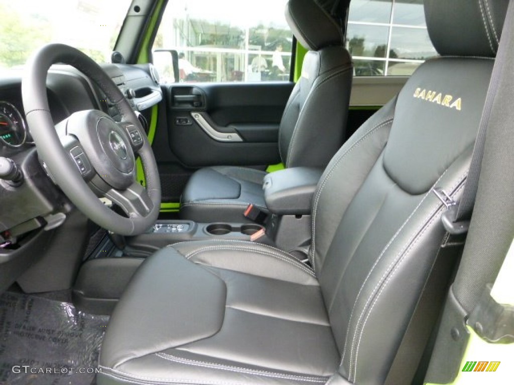 Black Interior 2013 Jeep Wrangler Sahara 4x4 Photo #71565655