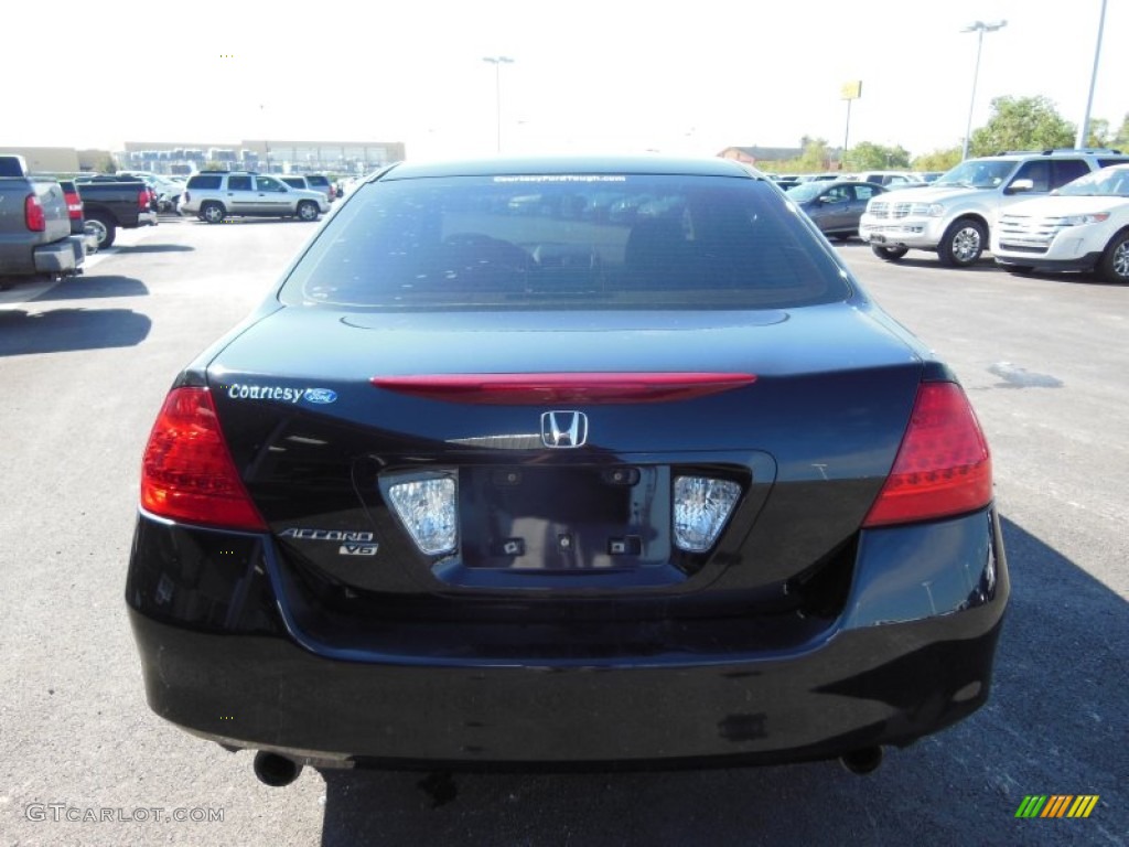2006 Accord LX V6 Sedan - Nighthawk Black Pearl / Ivory photo #3