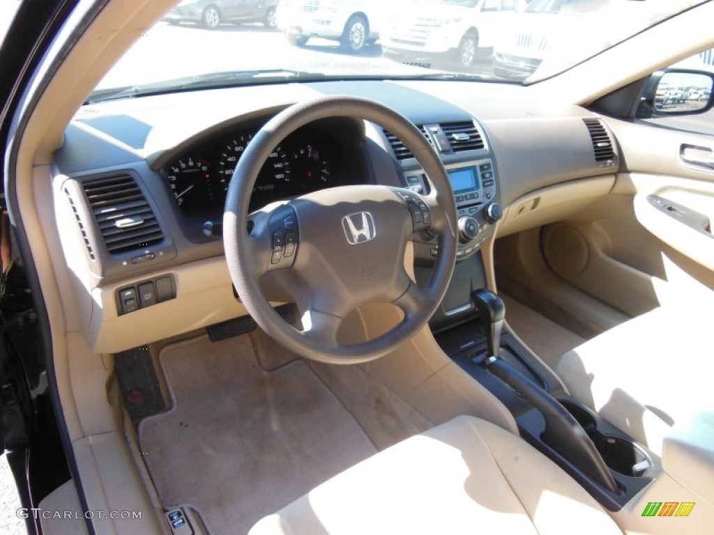 2006 Accord LX V6 Sedan - Nighthawk Black Pearl / Ivory photo #13