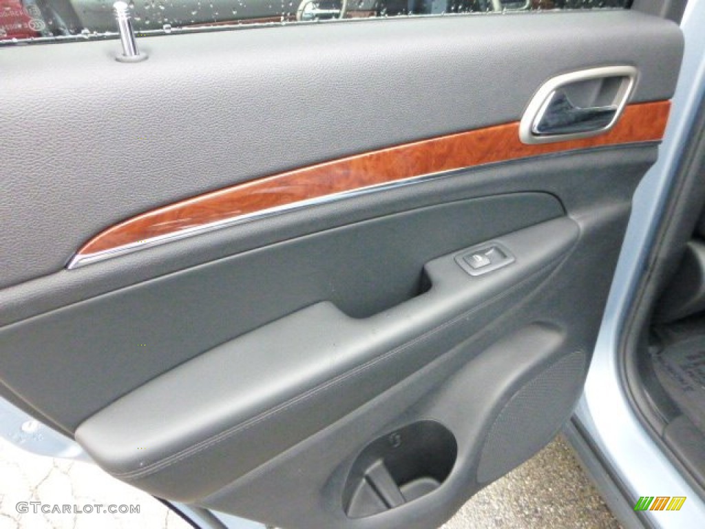2013 Jeep Grand Cherokee Limited 4x4 Black Door Panel Photo #71565820