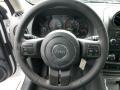 Dark Slate Gray 2013 Jeep Patriot Latitude 4x4 Steering Wheel