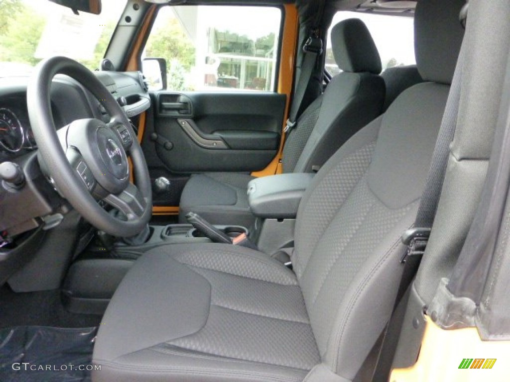 Black Interior 2013 Jeep Wrangler Sport 4x4 Photo #71566624